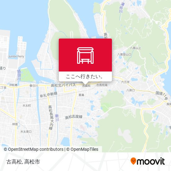 古高松地図