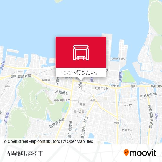 古馬場町地図