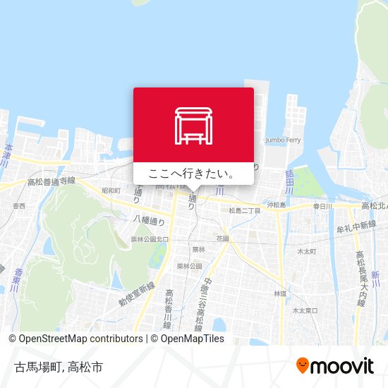 古馬場町地図