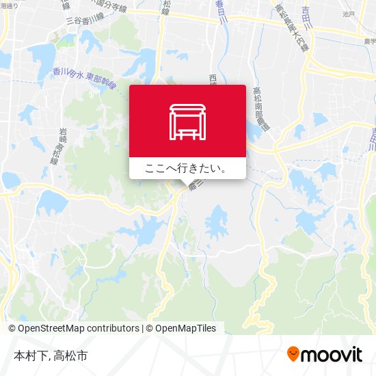 本村下地図