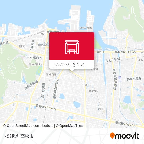 松縄道地図