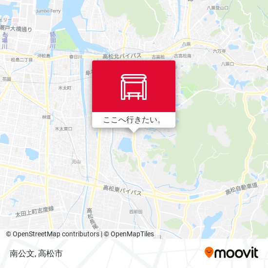 南公文地図