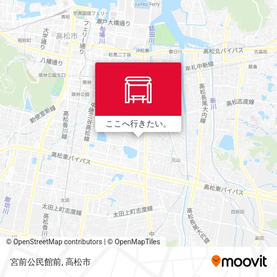 宮前公民館前地図