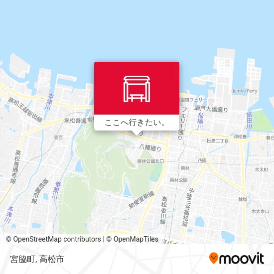 宮脇町地図