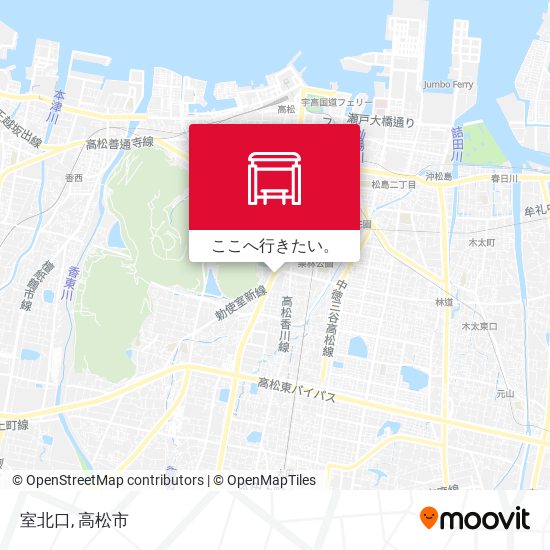 室北口地図