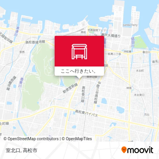 室北口地図