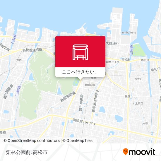 栗林公園前地図