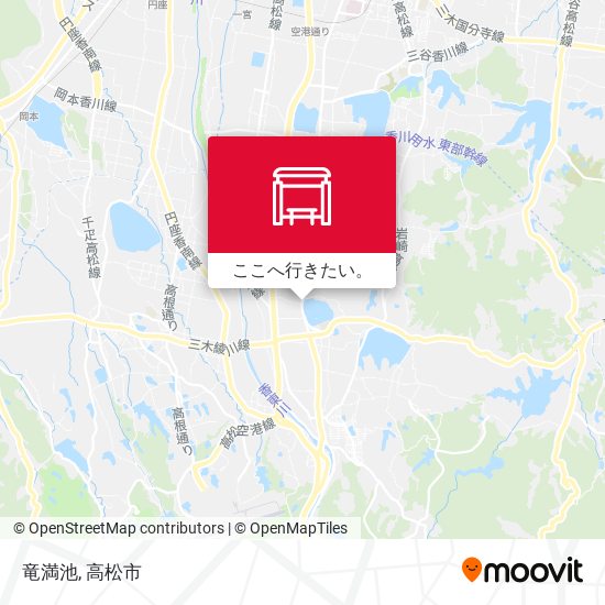 竜満池地図