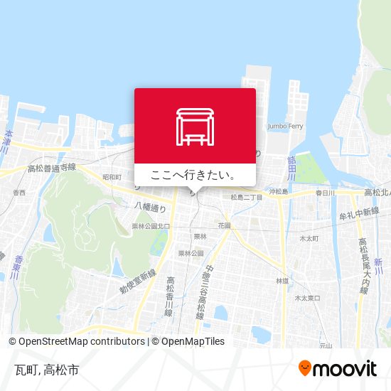瓦町地図