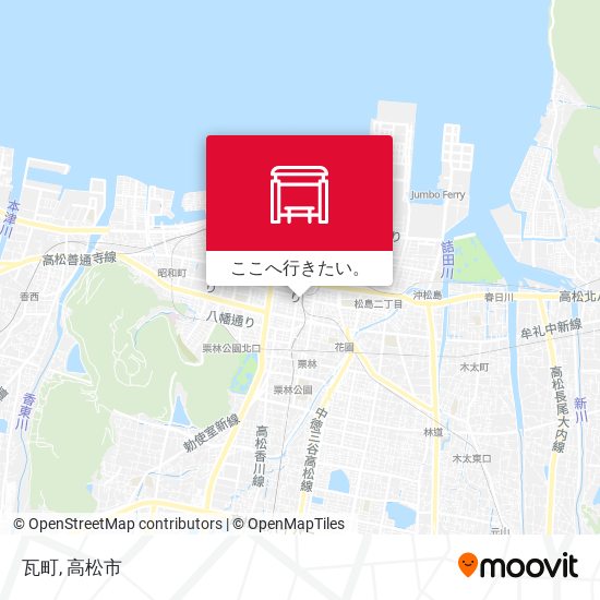 瓦町地図