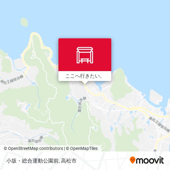 小坂・総合運動公園前地図