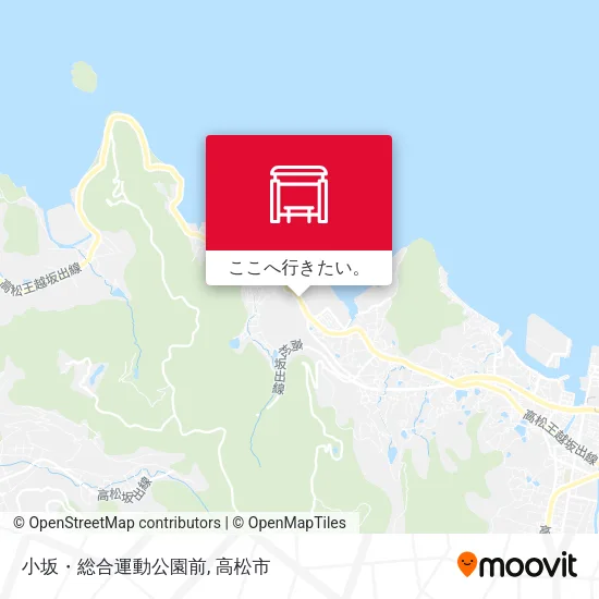小坂・総合運動公園前地図