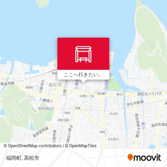 福岡町地図