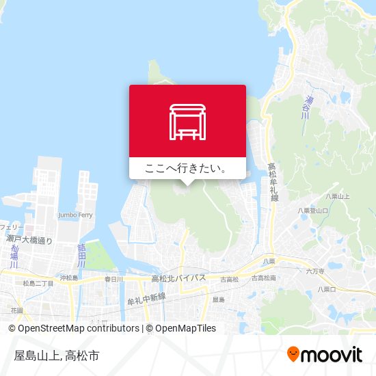 屋島山上地図