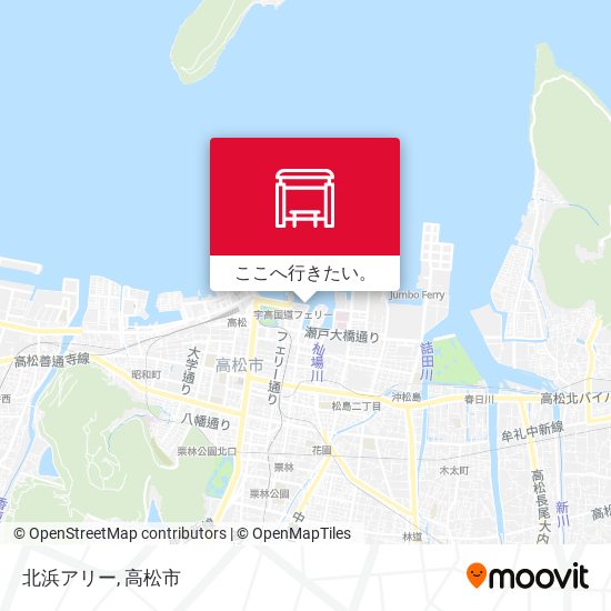 北浜アリー地図