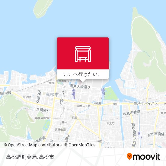 高松調剤薬局地図