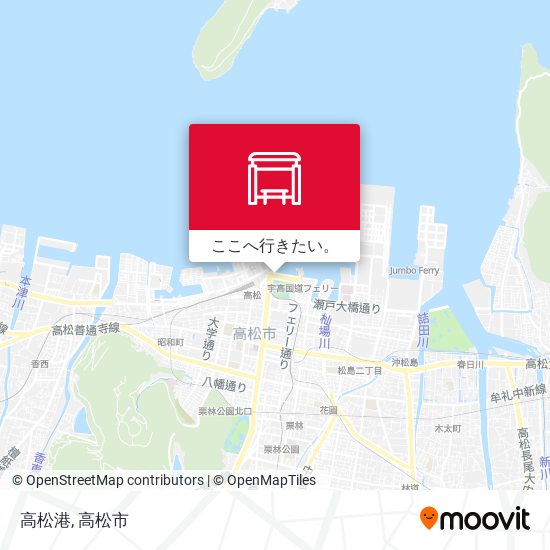 高松港地図