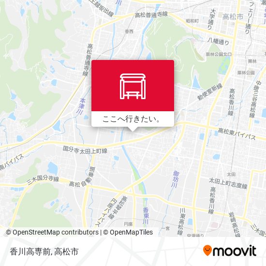 香川高専前地図