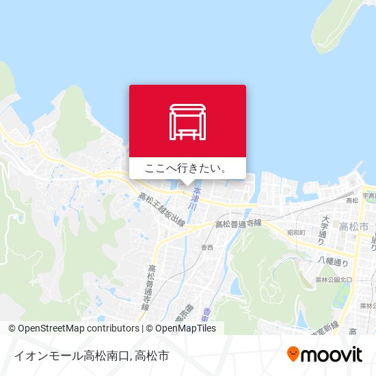 イオンモール高松南口地図