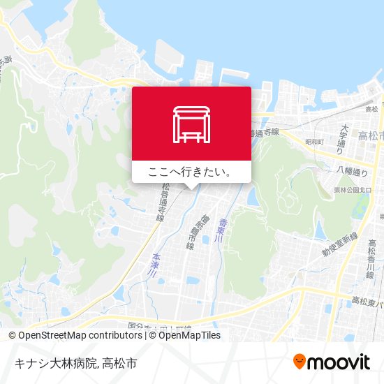 キナシ大林病院地図