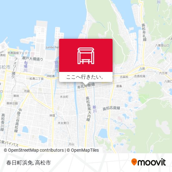 春日町浜免地図