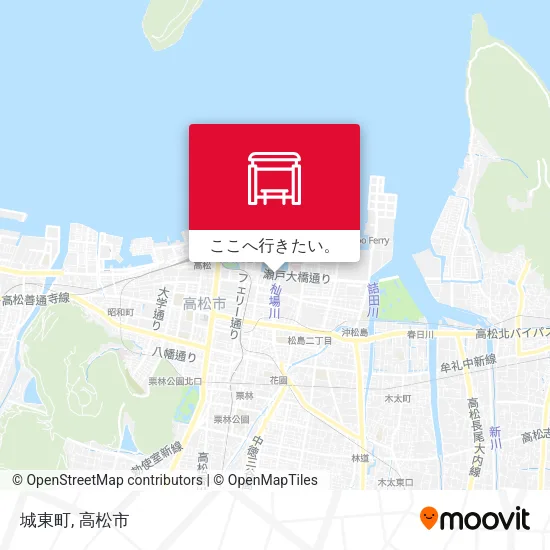城東町地図