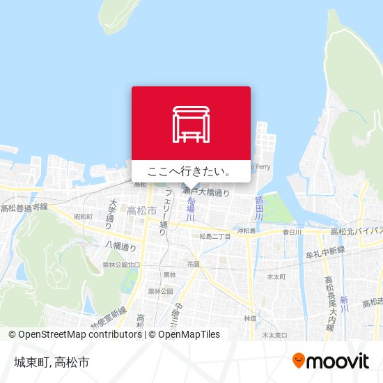 城東町地図
