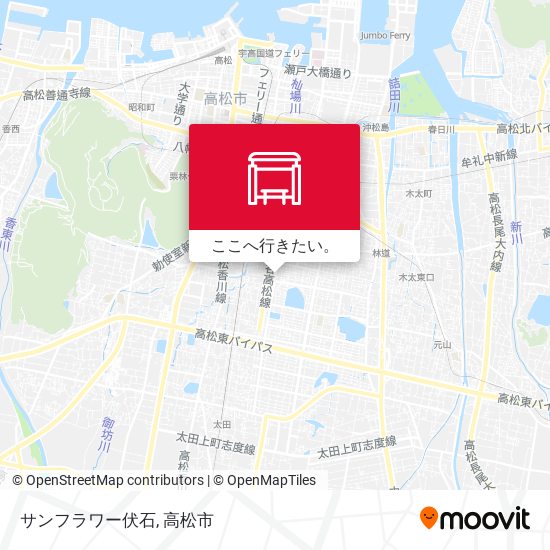 サンフラワー伏石地図