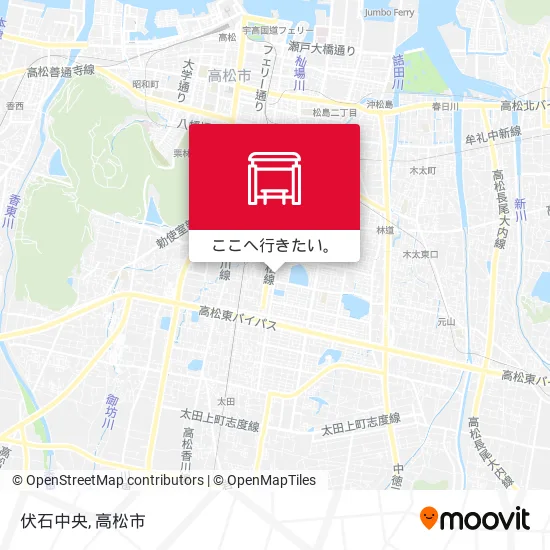 伏石中央地図