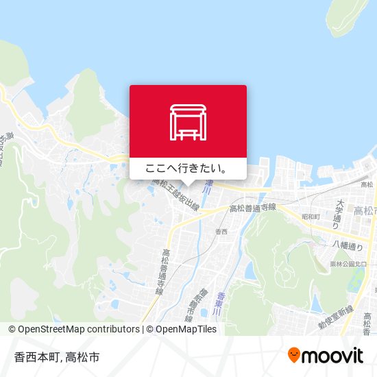 香西本町地図