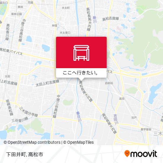 下田井町地図