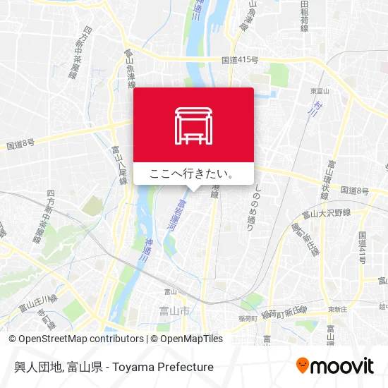 興人団地地図