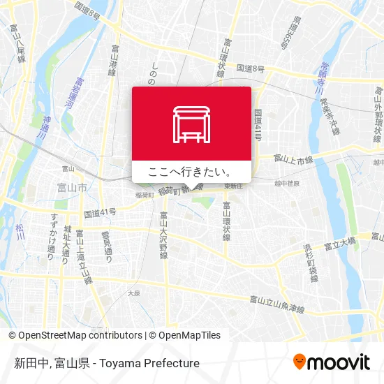 新田中地図