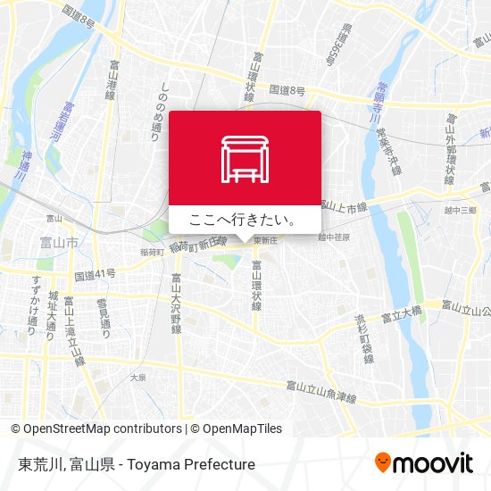東荒川地図