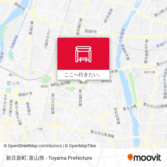 新庄新町地図
