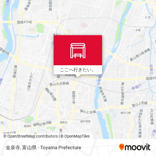 金泉寺地図