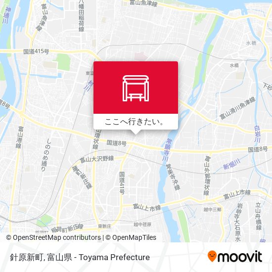 針原新町地図