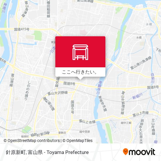 針原新町地図