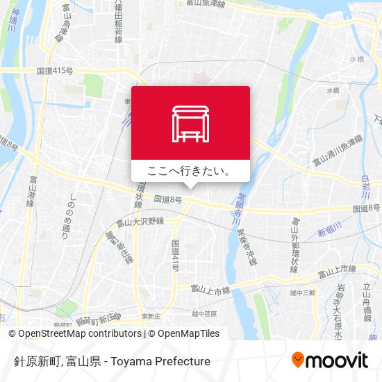 針原新町地図