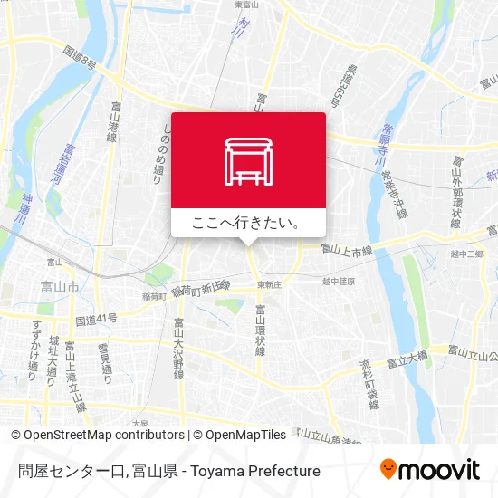 問屋センター口地図