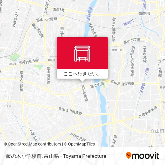 藤の木小学校前地図