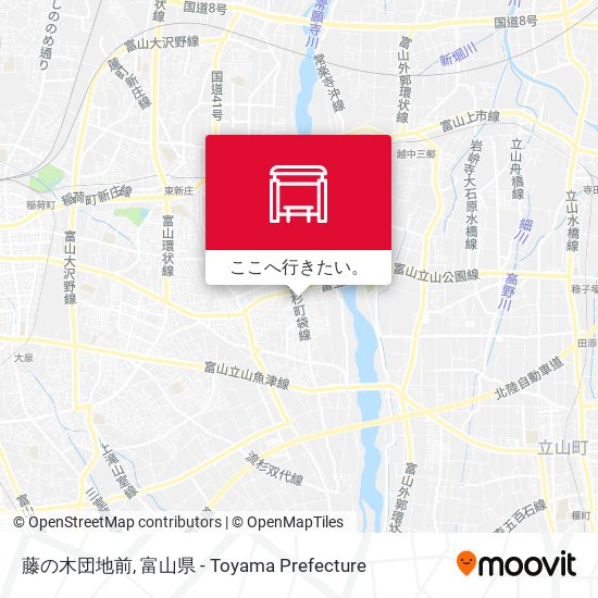 藤の木団地前地図