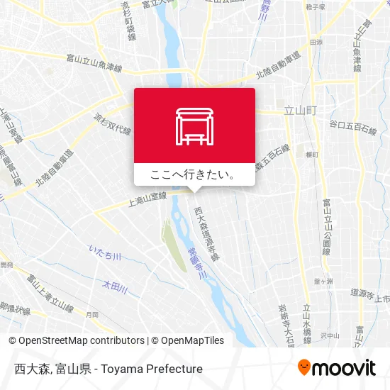 西大森地図