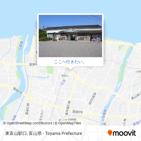 東富山駅口地図
