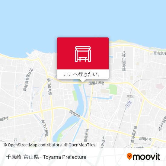 千原崎地図