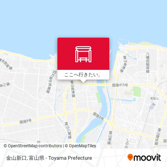 金山新口地図
