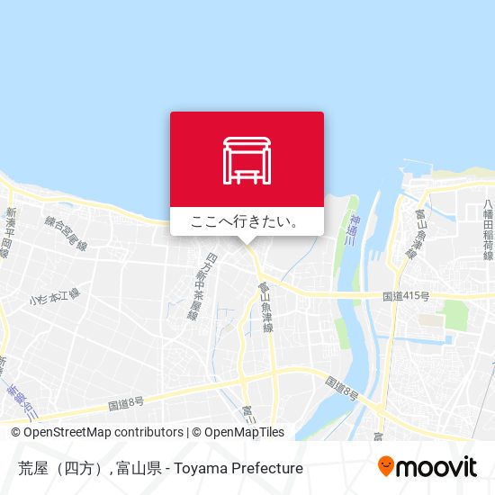 荒屋（四方）地図
