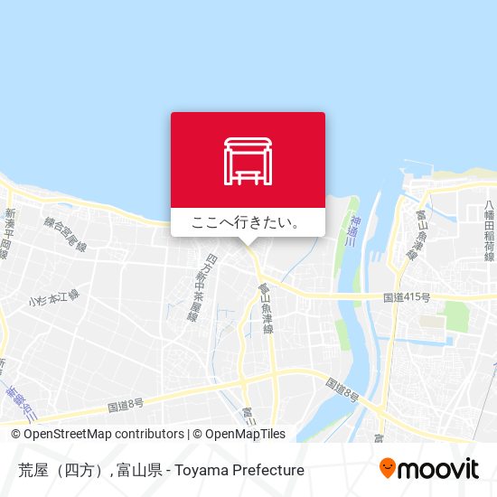 荒屋（四方）地図