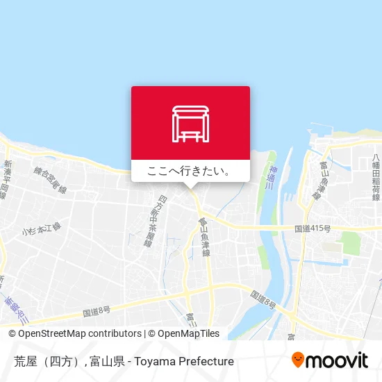 荒屋（四方）地図