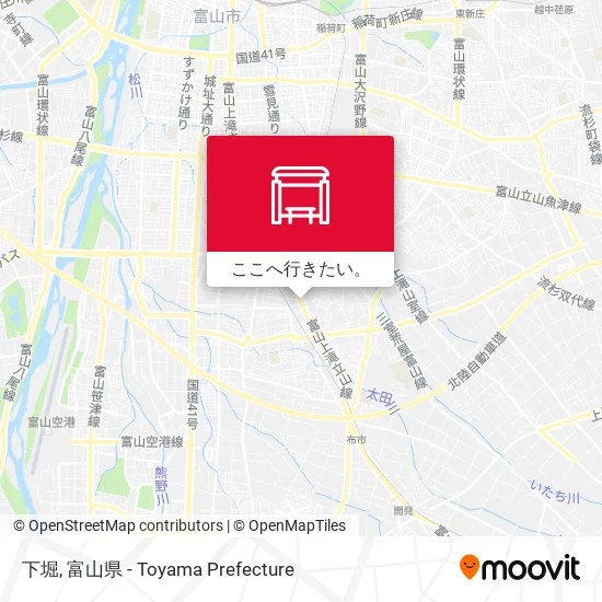 下堀地図